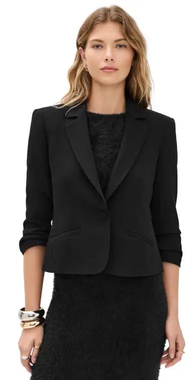 Cinq à Sept Le Petit Khloe Blazer Black 2 | Thumbnail 1 Cinq à Sept Le Petit Khloe Blazer Black 2 | Thumbnail 1