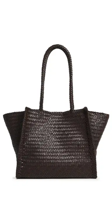 Madewell The Lexington Tote in Woven Leather Coffee Bean One Size | Thumbnail 1 Madewell The Lexington Tote in Woven Leather Coffee Bean One Size | Thumbnail 1