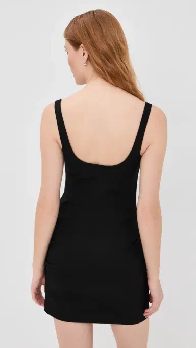 Simkhai Lindy Sculpted Scuba Mini Dress Black 6 | Thumbnail 3 Simkhai Lindy Sculpted Scuba Mini Dress Black 6 | Thumbnail 3