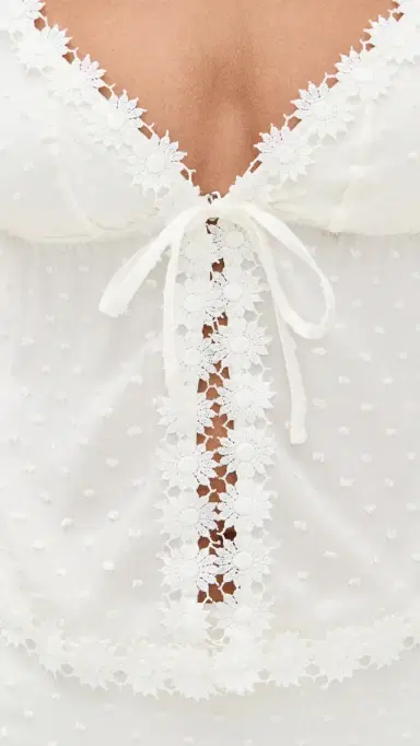 Peixoto Sienna Top White Lotus | Thumbnail 6 Peixoto Sienna Top White Lotus | Thumbnail 6