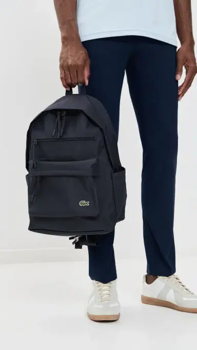Lacoste Neocroc Backpack Navy One Size | Thumbnail 4 Lacoste Neocroc Backpack Navy One Size | Thumbnail 4