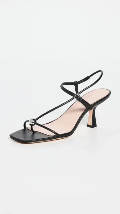 Loeffler Randall Triana Strappy Mid Heel Sandals Black 8 | Thumbnail 2 Loeffler Randall Triana Strappy Mid Heel Sandals Black 8 | Thumbnail 2