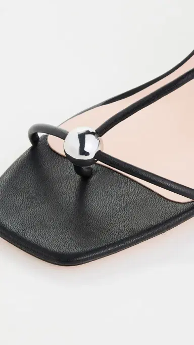 Loeffler Randall Triana Strappy Mid Heel Sandals Black 8 | Thumbnail 6 Loeffler Randall Triana Strappy Mid Heel Sandals Black 8 | Thumbnail 6