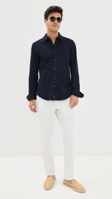 Orlebar Brown Giles Pique Knit Button Down | Thumbnail 5 Orlebar Brown Giles Pique Knit Button Down | Thumbnail 5