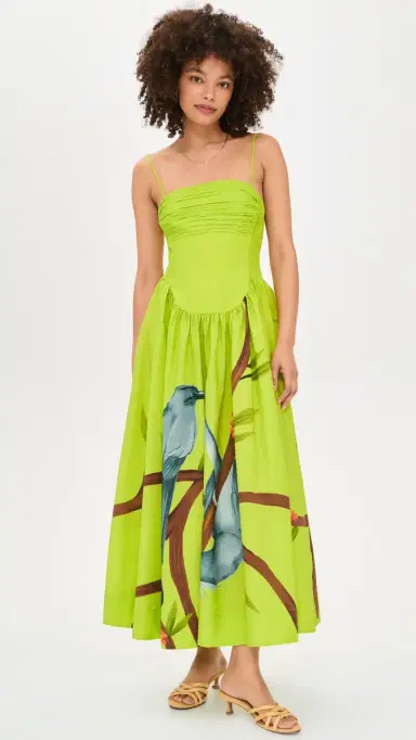 FARM Rio Green Maxi Dress Green | Thumbnail 2 FARM Rio Green Maxi Dress Green | Thumbnail 2
