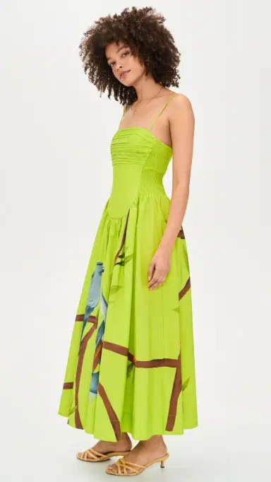FARM Rio Green Maxi Dress Green | Thumbnail 4 FARM Rio Green Maxi Dress Green | Thumbnail 4
