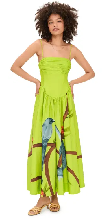 FARM Rio Green Maxi Dress Green | Thumbnail 1 FARM Rio Green Maxi Dress Green | Thumbnail 1