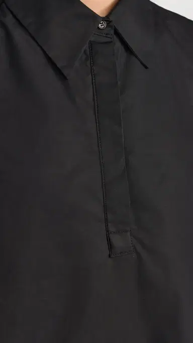 English Factory A-line Short Sleeve Shirt Dress Black | Thumbnail 6 English Factory A-line Short Sleeve Shirt Dress Black | Thumbnail 6