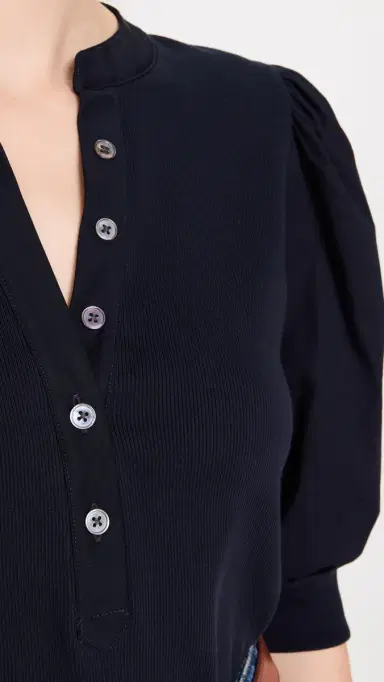 Veronica Beard Jean Coralee Top Navy M | Thumbnail 6 Veronica Beard Jean Coralee Top Navy M | Thumbnail 6