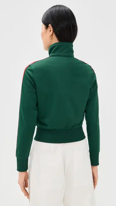 Adidas Firebird Classic Track Jacket Team Dark Green/Bold Green/Wh | Thumbnail 4 Adidas Firebird Classic Track Jacket Team Dark Green/Bold Green/Wh | Thumbnail 4