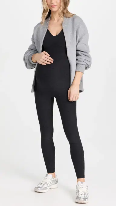 Year of Ours Maternity Onesie Black | Thumbnail 2 Year of Ours Maternity Onesie Black | Thumbnail 2