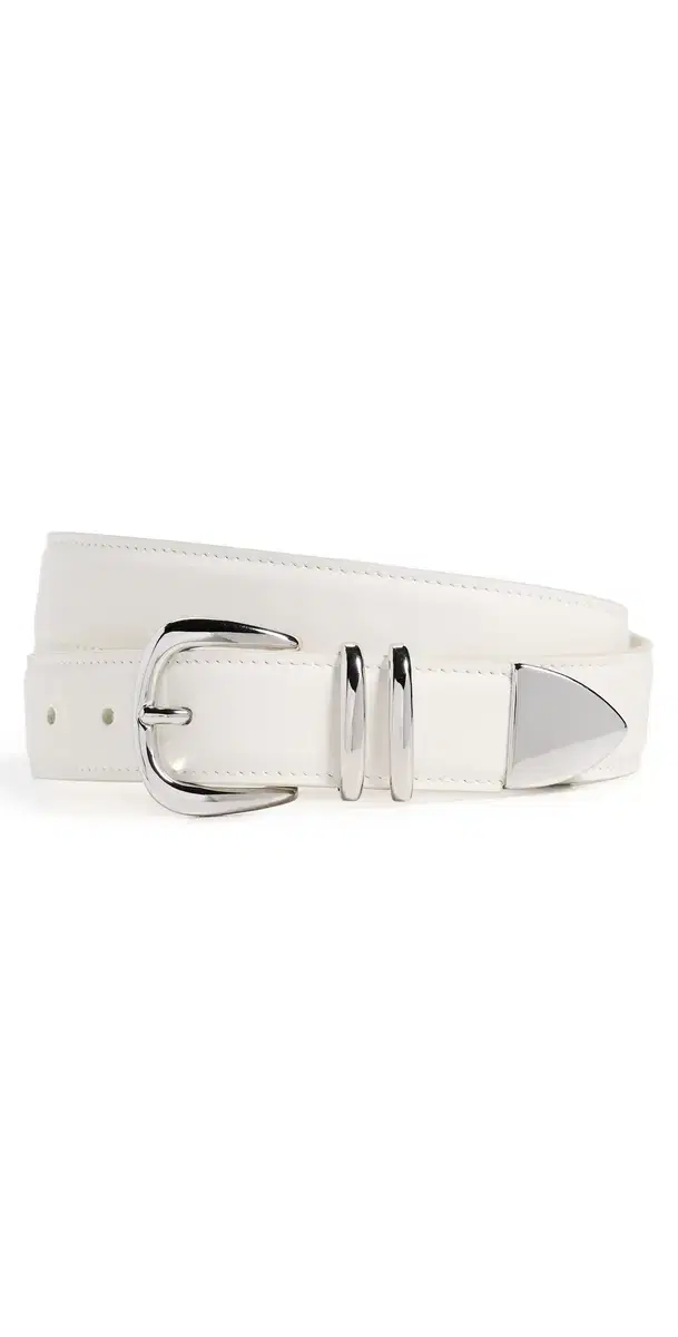 A. L.C. Carson Belt Cream/hiny ilver A. L.C. Carson Belt Cream/hiny ilver
