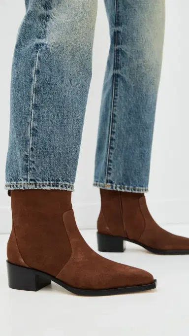Larroudé James Low Boots Burnt Umber 6 | Thumbnail 3 Larroudé James Low Boots Burnt Umber 6 | Thumbnail 3