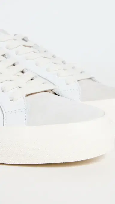 Vince Fulton Leather Sneakers White 7 | Thumbnail 3 Vince Fulton Leather Sneakers White 7 | Thumbnail 3