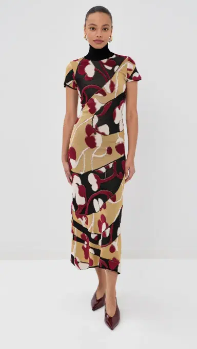 La DoubleJ Herald Long Dress Multicolor Gold/Purple/Black | Thumbnail 3 La DoubleJ Herald Long Dress Multicolor Gold/Purple/Black | Thumbnail 3
