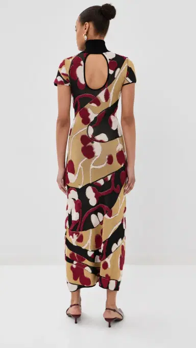 La DoubleJ Herald Long Dress Multicolor Gold/Purple/Black | Thumbnail 4 La DoubleJ Herald Long Dress Multicolor Gold/Purple/Black | Thumbnail 4