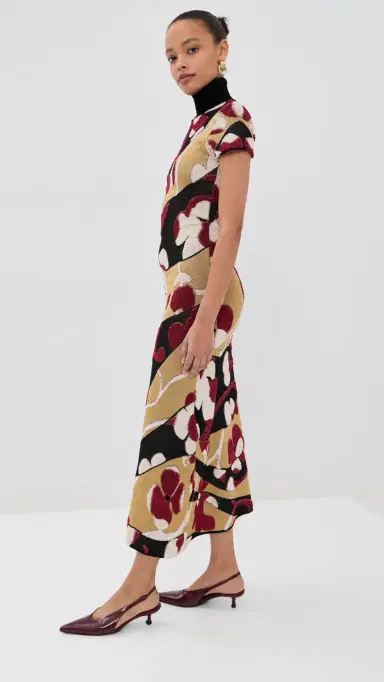 La DoubleJ Herald Long Dress Multicolor Gold/Purple/Black | Thumbnail 5 La DoubleJ Herald Long Dress Multicolor Gold/Purple/Black | Thumbnail 5