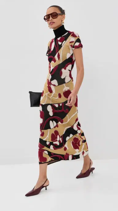 La DoubleJ Herald Long Dress Multicolor Gold/Purple/Black | Thumbnail 6 La DoubleJ Herald Long Dress Multicolor Gold/Purple/Black | Thumbnail 6