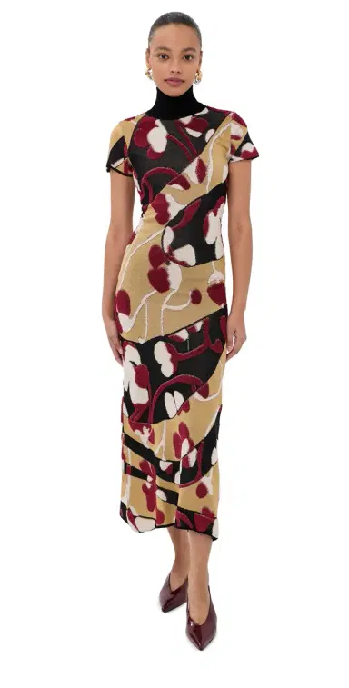 La DoubleJ Herald Long Dress Multicolor Gold/Purple/Black | Thumbnail 1 La DoubleJ Herald Long Dress Multicolor Gold/Purple/Black | Thumbnail 1