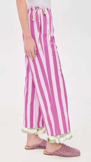 Lisa Says Gah Chelsea Pants Rose Stripe | Thumbnail 5 Lisa Says Gah Chelsea Pants Rose Stripe | Thumbnail 5
