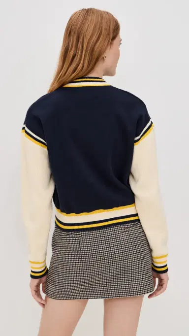 State & Lake Blake Varsity Jacket Navy/White/Yellow S | Thumbnail 3 State & Lake Blake Varsity Jacket Navy/White/Yellow S | Thumbnail 3