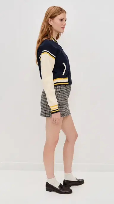 State & Lake Blake Varsity Jacket Navy/White/Yellow S | Thumbnail 4 State & Lake Blake Varsity Jacket Navy/White/Yellow S | Thumbnail 4