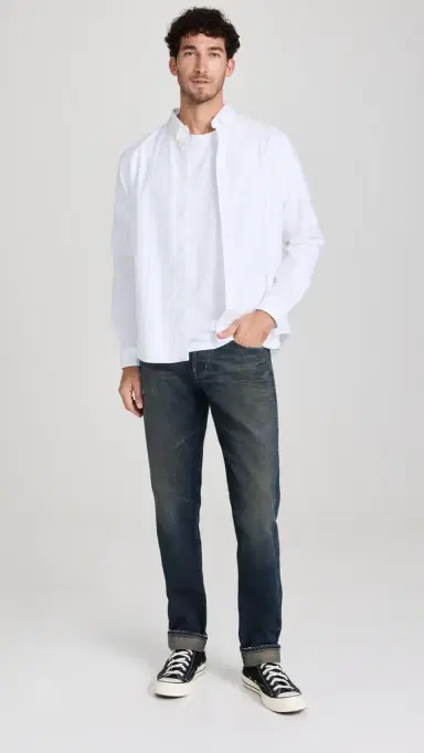 AG Exclusive Kace Modern Straight Selvedge Jeans .25 18 Years Bleecker | Thumbnail 5 AG Exclusive Kace Modern Straight Selvedge Jeans .25 18 Years Bleecker | Thumbnail 5