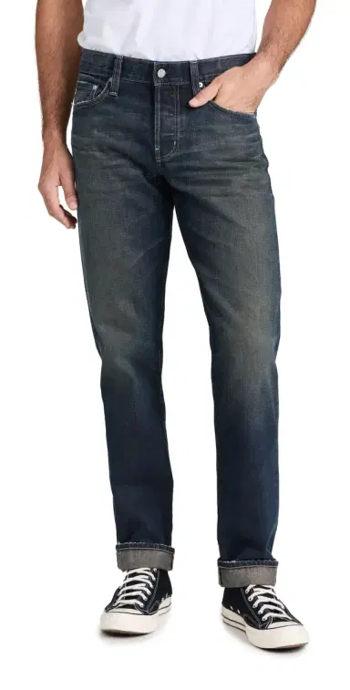 AG Exclusive Kace Modern Straight Selvedge Jeans .25 18 Years Bleecker | Thumbnail 1 AG Exclusive Kace Modern Straight Selvedge Jeans .25 18 Years Bleecker | Thumbnail 1
