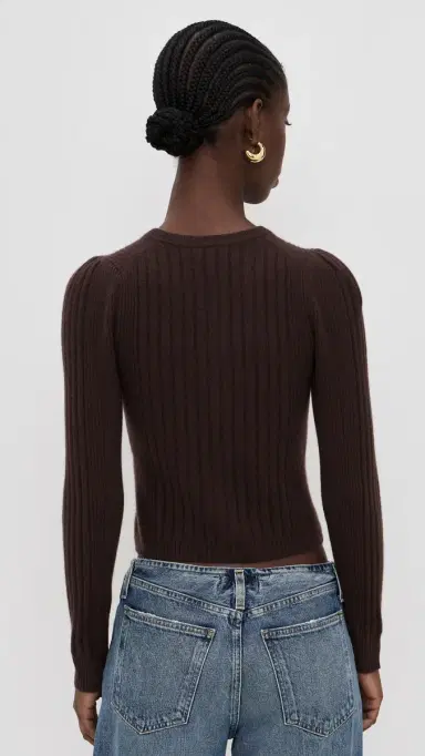 PAIGE Allessandro Cashmere Cardigan Dark Chocolate | Thumbnail 3 PAIGE Allessandro Cashmere Cardigan Dark Chocolate | Thumbnail 3