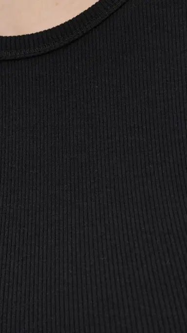 ÉTERNE Long Sleeve Crewneck Maxi Dress Black | Thumbnail 6 ÉTERNE Long Sleeve Crewneck Maxi Dress Black | Thumbnail 6