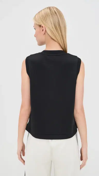 Varley Marla Button Placket Tank Black | Thumbnail 3 Varley Marla Button Placket Tank Black | Thumbnail 3
