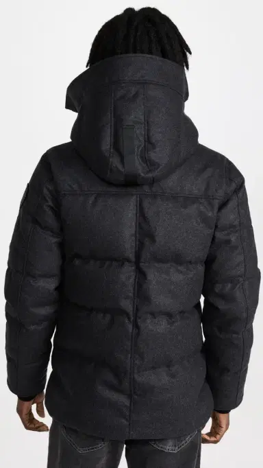 Canada Goose MacMillan Wool Parka Carbon Mel | Thumbnail 3 Canada Goose MacMillan Wool Parka Carbon Mel | Thumbnail 3