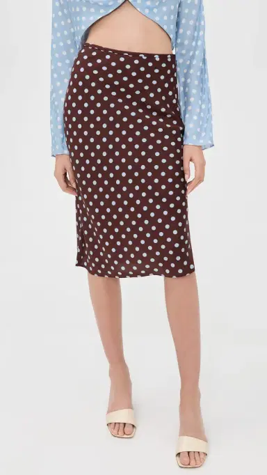 POSSE eo Skirt Chocolate Polka Dot | Thumbnail 2 POSSE eo Skirt Chocolate Polka Dot | Thumbnail 2