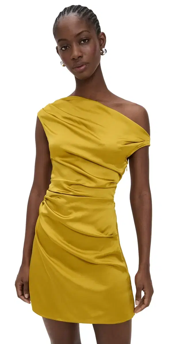 Phare Silk Mini Dress Turmeric Phare Silk Mini Dress Turmeric
