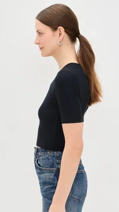 Commando Butter Cropped Tee Black | Thumbnail 4 Commando Butter Cropped Tee Black | Thumbnail 4