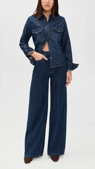 DL1961 Hepburn Aura Wide Leg High Rise Jeans Inkwell (DL Aura) | Thumbnail 5 DL1961 Hepburn Aura Wide Leg High Rise Jeans Inkwell (DL Aura) | Thumbnail 5