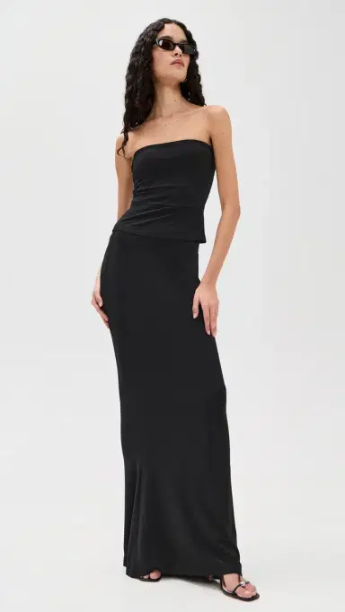 Norma Kamali Strapless Top Black | Thumbnail 5 Norma Kamali Strapless Top Black | Thumbnail 5