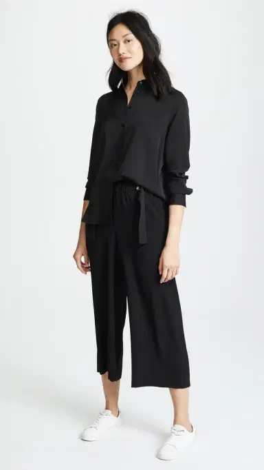 Vince Slim Fitted Blouse | Thumbnail 5 Vince Slim Fitted Blouse | Thumbnail 5