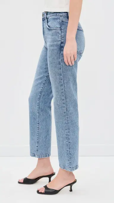 Favorite Daughter The Dot Mid Rise Straight Ankle Jeans Westminster | Thumbnail 4 Favorite Daughter The Dot Mid Rise Straight Ankle Jeans Westminster | Thumbnail 4