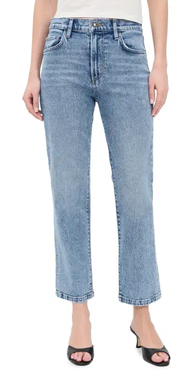 Favorite Daughter The Dot Mid Rise Straight Ankle Jeans Westminster | Thumbnail 1 Favorite Daughter The Dot Mid Rise Straight Ankle Jeans Westminster | Thumbnail 1