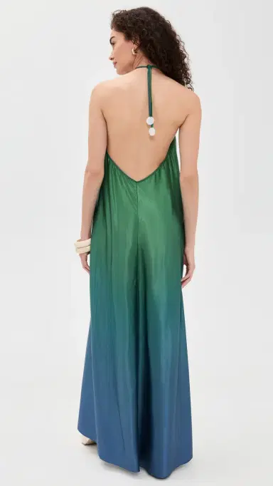 Maylé Vásquez Canto axi Dress Deep Green Ombre | Thumbnail 3 Maylé Vásquez Canto axi Dress Deep Green Ombre | Thumbnail 3