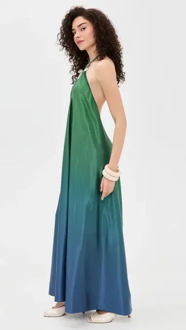 Maylé Vásquez Canto axi Dress Deep Green Ombre | Thumbnail 4 Maylé Vásquez Canto axi Dress Deep Green Ombre | Thumbnail 4
