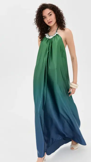 Maylé Vásquez Canto axi Dress Deep Green Ombre | Thumbnail 5 Maylé Vásquez Canto axi Dress Deep Green Ombre | Thumbnail 5
