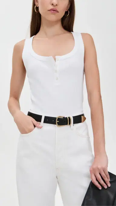 A.L.C. A.L.C. Carson Belt Black/ight Gold | Thumbnail 3 A.L.C. A.L.C. Carson Belt Black/ight Gold | Thumbnail 3