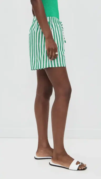 Hunza G Cabana Shorts Emerald Cabana Stripe | Thumbnail 4 Hunza G Cabana Shorts Emerald Cabana Stripe | Thumbnail 4