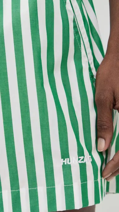 Hunza G Cabana Shorts Emerald Cabana Stripe | Thumbnail 6 Hunza G Cabana Shorts Emerald Cabana Stripe | Thumbnail 6