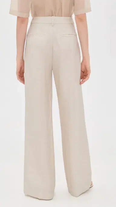 Good American Linen Blend Trousers Oat | Thumbnail 3 Good American Linen Blend Trousers Oat | Thumbnail 3
