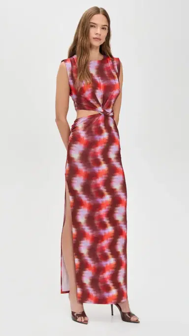 Misa Yvette Dress Pixelated Wave M | Thumbnail 2 Misa Yvette Dress Pixelated Wave M | Thumbnail 2