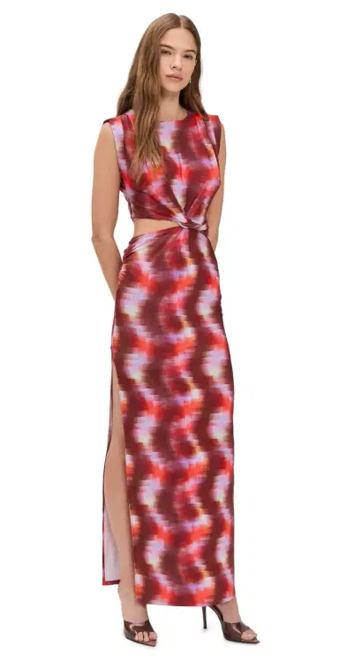 Misa Yvette Dress Pixelated Wave M | Thumbnail 1 Misa Yvette Dress Pixelated Wave M | Thumbnail 1