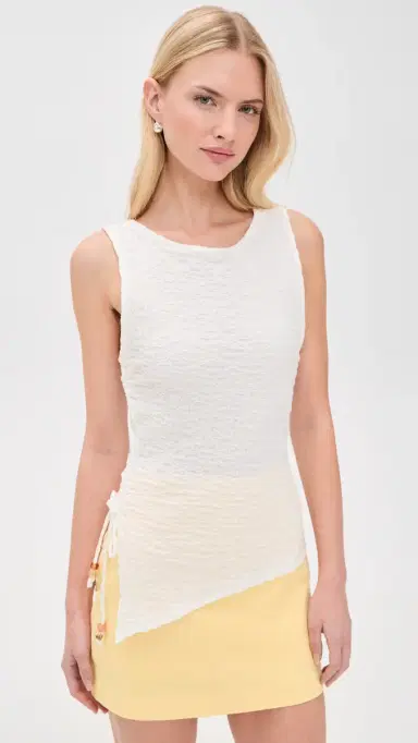Lisa Says Gah Erin Tank Top Crinkle White S | Thumbnail 2 Lisa Says Gah Erin Tank Top Crinkle White S | Thumbnail 2